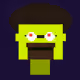 Lime Hood Punk #1043