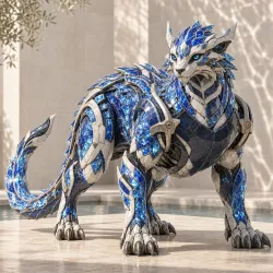 Cobalt Colossus Panther · Aetheryn #44