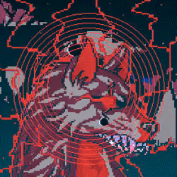 Pixel Wolf #0953