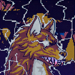 Pixel Wolf #5002