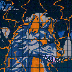 Pixel Wolf #5001