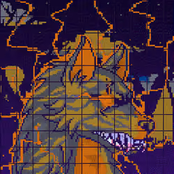 Pixel Wolf #4806