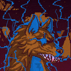 Pixel Wolf #0967