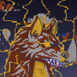 Pixel Wolf #5003