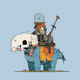 Halwren the Horn-Rider