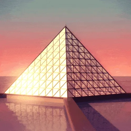 CCFF00 Pyramid
