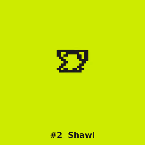 Pixel World #2 — Shawl