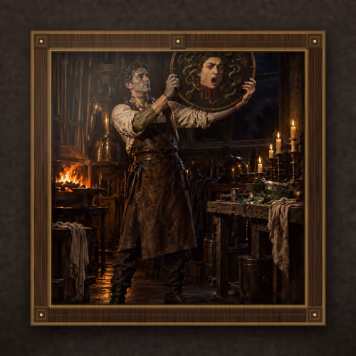 THE MEDUSA SHIELD-BEARER · SPECIMEN 0107