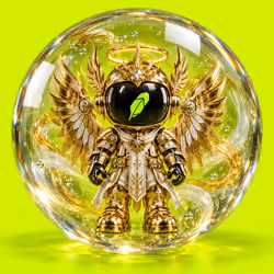 Marbles #09920 — Celestial Astronaut