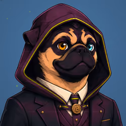 PUGS ON HOOD #2996