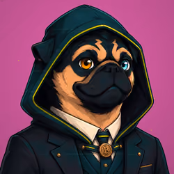 PUGS ON HOOD #1314