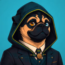 PUGS ON HOOD #1583