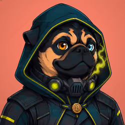 PUGS ON HOOD #2798