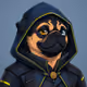 PUGS ON HOOD #2365