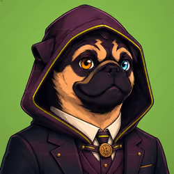 PUGS ON HOOD #2685