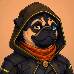 PUGS ON HOOD #2004