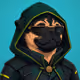 PUGS ON HOOD #1594
