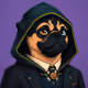 PUGS ON HOOD #1836