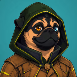 PUGS ON HOOD #1214