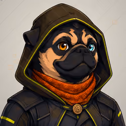 PUGS ON HOOD #2406
