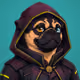 PUGS ON HOOD #1606