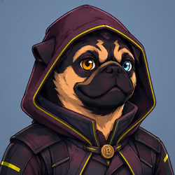 PUGS ON HOOD #1312