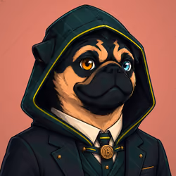 PUGS ON HOOD #2866