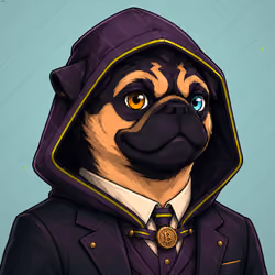 PUGS ON HOOD #2470