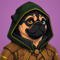 PUGS ON HOOD #2862