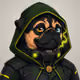PUGS ON HOOD #1842