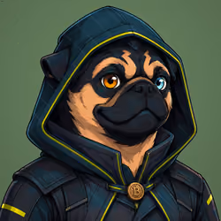 PUGS ON HOOD #1027