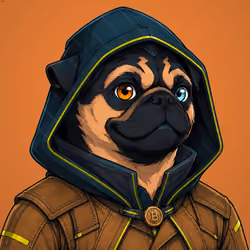 PUGS ON HOOD #1587