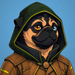 PUGS ON HOOD #1905