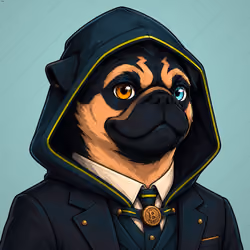 PUGS ON HOOD #1872
