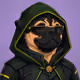 PUGS ON HOOD #1603