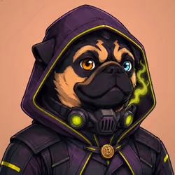 PUGS ON HOOD #3503