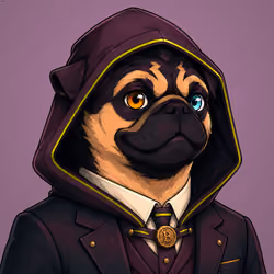 PUGS ON HOOD #3224