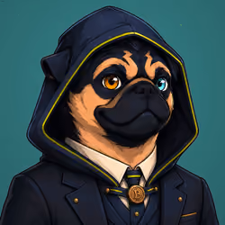 PUGS ON HOOD #2288