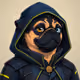 PUGS ON HOOD #1168