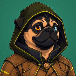 PUGS ON HOOD #3261