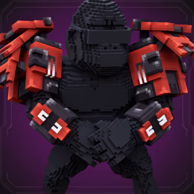 Crimson Inferno ExoGauntlets