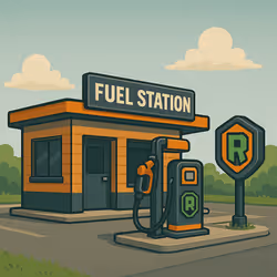 Rare Fuel Station