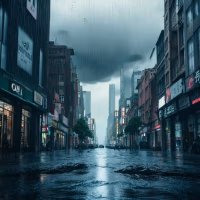 rain in the city 2