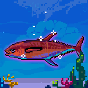Shiny Blood Tuna