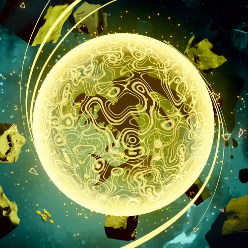 Emerald Hand Astral Egg #01734