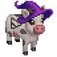 Pixels Cow