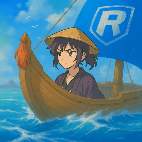 Azuki on a sailing ship