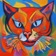 Colorful Cat #28