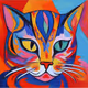 Colorful Cat #1820