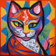 Colorful Cat #1120